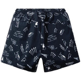PAPER PLANES | SKETCH PRINT SWIM SHORTS INDIGO