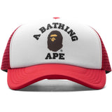 Bape College Mesh Cap Red