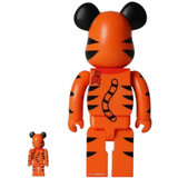 Medicom Tony The Tiger Vintage Ver. Frosted Flakes 100% 400% Bearbrick Figure Set