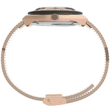 Q TIMEX 36MM STAINLESS STEEL BRACELET WATCH WOMEN'S  | ROSE GOLD TONE