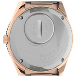 Q TIMEX 36MM STAINLESS STEEL BRACELET WATCH WOMEN'S  | ROSE GOLD TONE