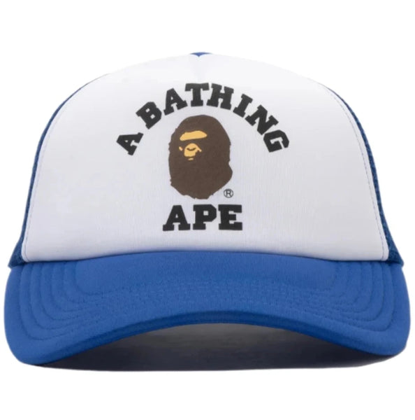 Bape College Mesh Cap Blue