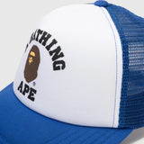 Bape College Mesh Cap Blue