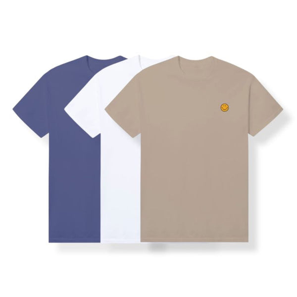 Smiley Badge T-Shirt 3-Pack