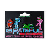 GD X Market Pitcrew Bear Enamel Pin 4-Pack