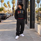 Chinatown Market - Plaid Appliqué Arc Hoodie
