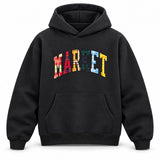 Chinatown Market - Plaid Appliqué Arc Hoodie