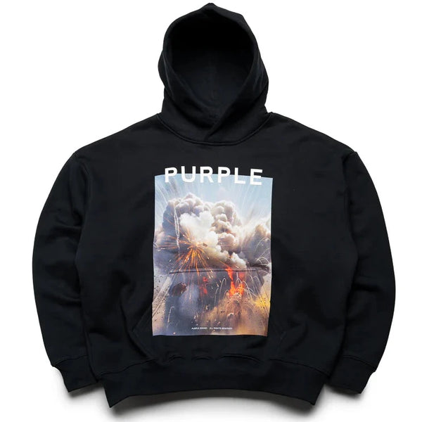 Purple Brand Fireworks Hoodie