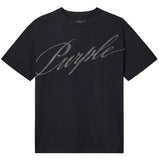 Crystal Slanted Script Tee