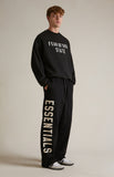 Fleece Relaxed Sweatpants - Black