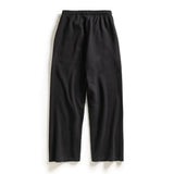 A.S.S.C Embroidered Rose Kkotch Sweats Open Hem