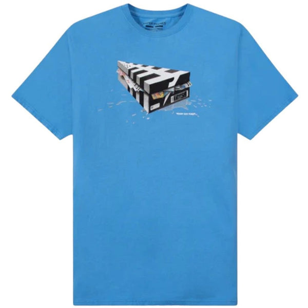 PAPER PLANES | STASH BOX TEE AZURE BLUE