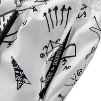 PAPER PLANES | SKETCH PRINT SWIM SHORTS WHITE