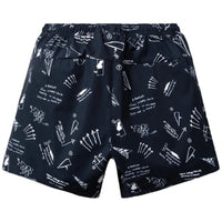 PAPER PLANES | SKETCH PRINT SWIM SHORTS INDIGO