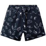 PAPER PLANES | SKETCH PRINT SWIM SHORTS INDIGO