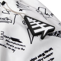 PAPER PLANES | SKETCH PRINT SWIM SHORTS WHITE