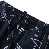 PAPER PLANES | SKETCH PRINT SWIM SHORTS INDIGO