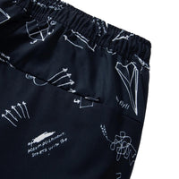 PAPER PLANES | SKETCH PRINT SWIM SHORTS INDIGO