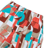 Mosaic Print Swim Trunk