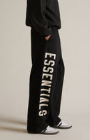 Fleece Relaxed Sweatpants - Black