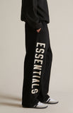 Fleece Relaxed Sweatpants - Black