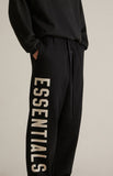Fleece Relaxed Sweatpants - Black