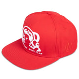 Space Snapback Cap Red