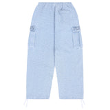 Knitted Indigo Cargo Pants