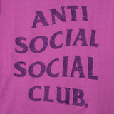 Anti Social Social Club Mind Games Glitter Tee