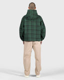 Dedicate Plaid Zip Poncho