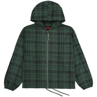 Dedicate Plaid Zip Poncho