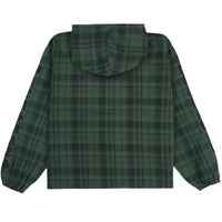 Dedicate Plaid Zip Poncho