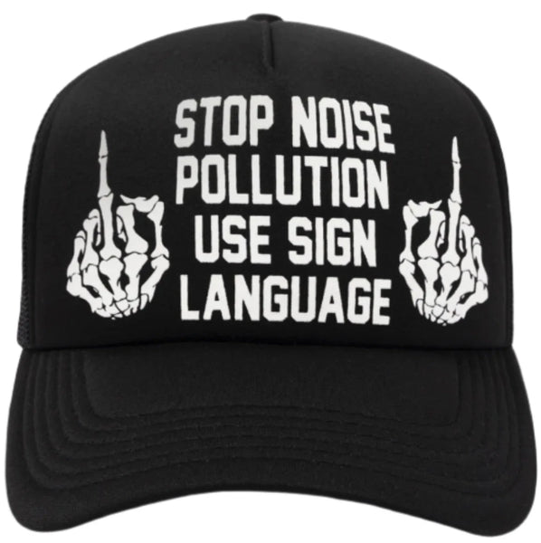 Pollution Trucker Hat