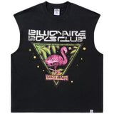 Space sleeveless knit