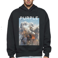 Purple Brand Fireworks Hoodie