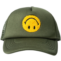 Smiley Upside Down Trucker Hat