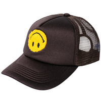 Smiley Upside Down Trucker Hat