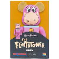 Medicom Toy The Flintstones Dino BE@RBRICK 100% and 400% figure set