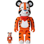 Medicom Tony The Tiger Vintage Ver. Frosted Flakes 100% 400% Bearbrick Figure Set