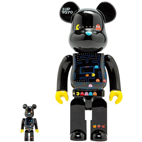 Medicom x Pac-Man 100% 400% Bearbrick Figure Set