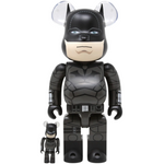 Medicom Toy DC The Batman 400% & 100% BEARBRICK Figure Set