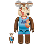 Medicom x Space Jam ANL Wile E Coyote 100% 400% Bearbrick Figure Set