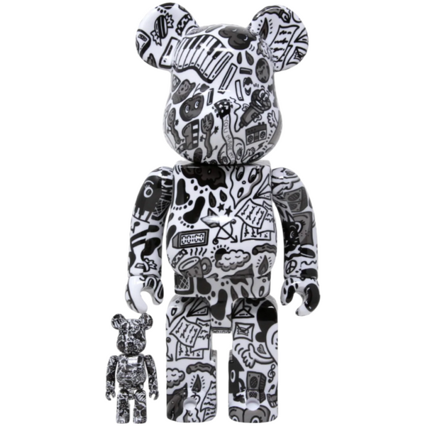 Medicom Chocomoo 100% 400% Bearbrick Figure Set