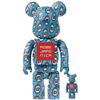 Medicom Toy Robe Japonica 400% & 100% BEARBRICK Figure Set