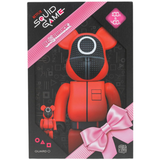 Medicom Toy Squid Game Guard "Circle" 400% & 100% BEARBRICK Figure Set