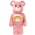 Medicom Care Bears Cheer Bear Costume Ver. 400% Bearbrick Figure Pink