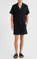 Gregory Basket Weave Knit Camp Shirt