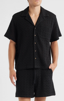 Gregory Basket Weave Knit Camp Shirt