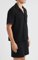 Gregory Basket Weave Knit Camp Shirt