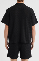 Gregory Basket Weave Knit Camp Shirt